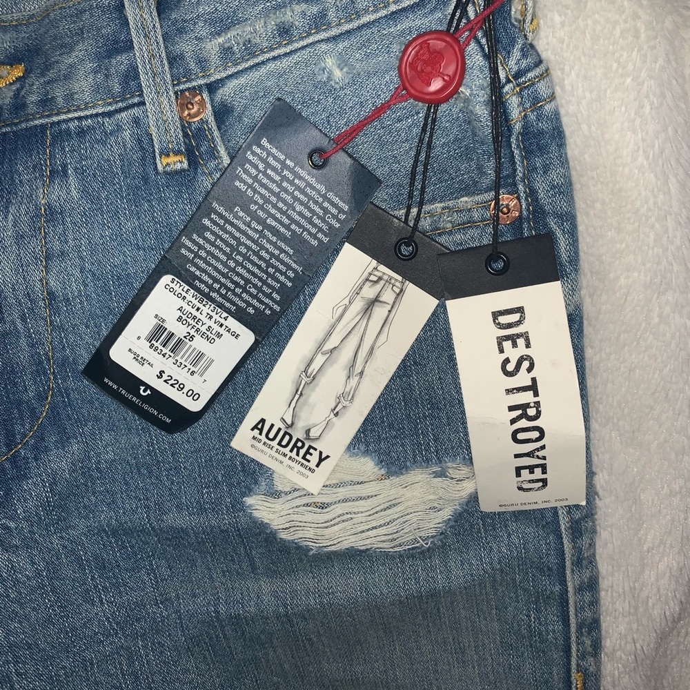 True Religion boyfriend jeans